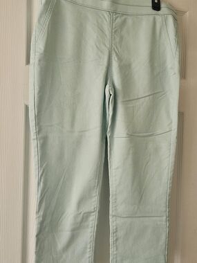 Soho New York & Co Mint Green Cropped Ankle Jeans